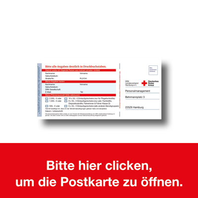 Postkarte für die Werbung hier öffnen