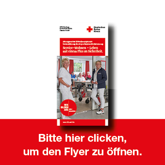 button Service-Wohnen Flyer